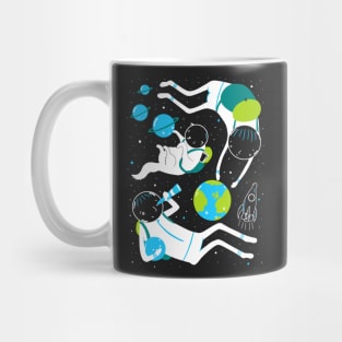 A Day Out In Space - Black Mug